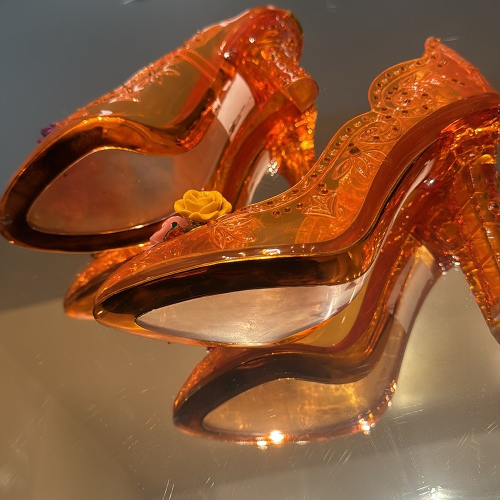 DOLCE & GABBANA Rose Clear PVC Crystal Heels - Picture 4 of 5